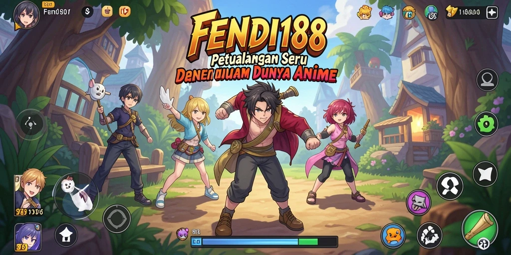 Gameplay FENDI188 menampilkan karakter anime dalam aksi seru.