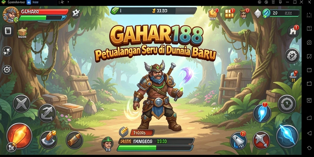 Tampilan gameplay GAHAR188 yang mendebarkan dan penuh aksi petualangan.