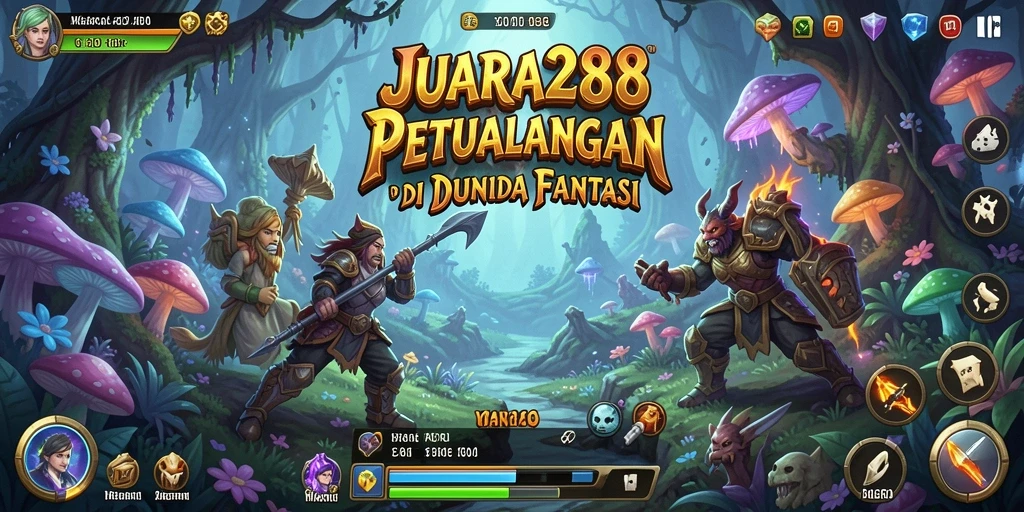 Tampilan gameplay JUARA288 yang menegangkan di dunia petualangan.