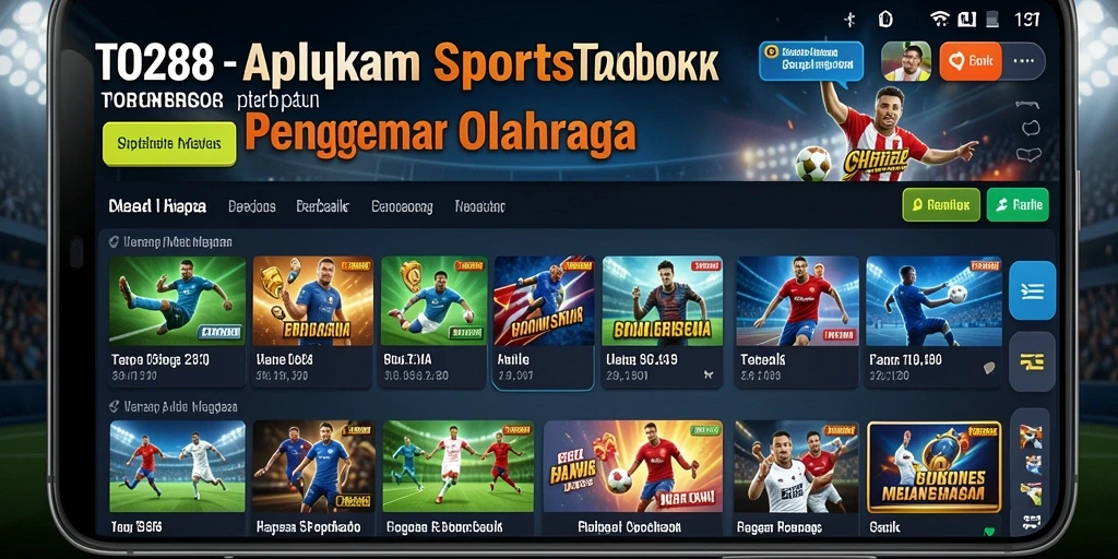 Tampilan menarik dan fitur taruhan langsung TO288.