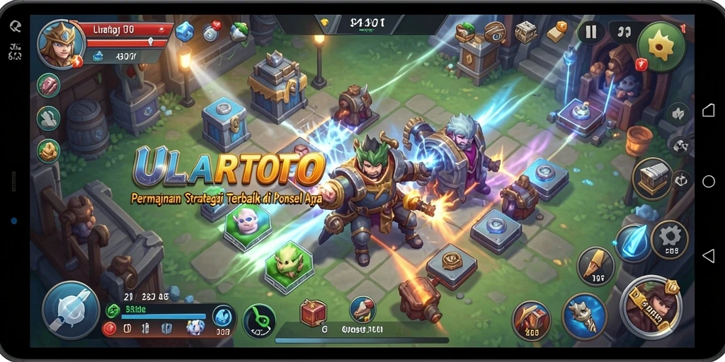 Tampilan gameplay ULARTOTO yang strategis dan mendebarkan.