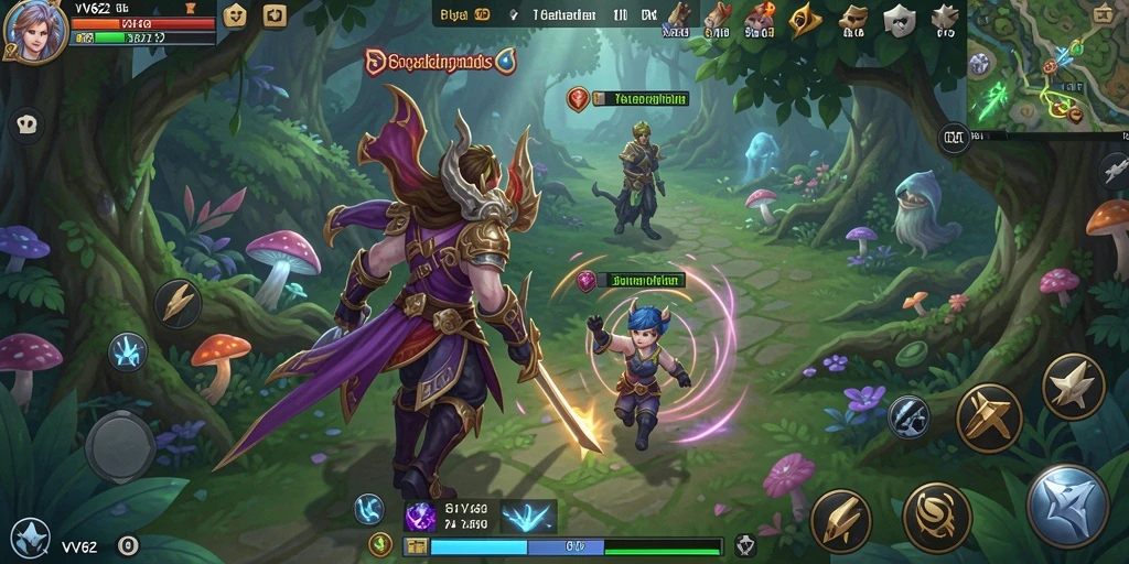 Tampilan gameplay VV62 yang menakjubkan dalam dunia petualangan.