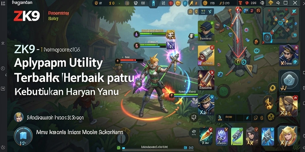 Tampilan antarmuka ZK9 yang intuitif untuk meningkatkan produktivitas.